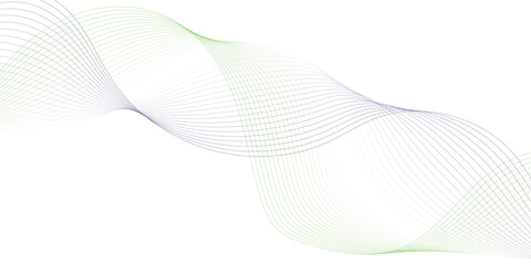 Abstract wave element for design. Digital frequency track equalizer. Stylized line art background. Vector illustration. Wave with lines created using blend tool. Curved wavy line, smooth stripe.