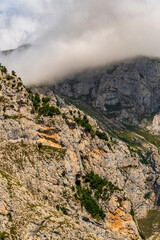 Paisaje en Bulnes, Picos de Europa.