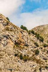 Paisaje en Bulnes, Picos de Europa.