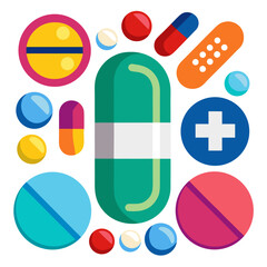 set of medical icons