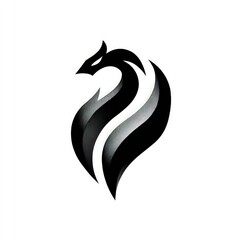 Naklejka premium Abstract design of a mythical creature.