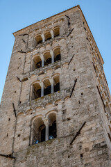 Fototapeta premium The Cathedral Basilica of Santa Maria Annunziata is the principal place of Catholic worship in Anagni, the episcopal seat of the Diocese of Anagni-Alatri; it has the dignity of a minor basilica.