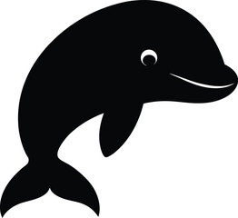 dolphin isolated on white background