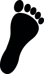 Foot print icon vector illustration