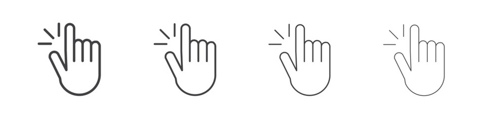 Fototapeta premium Easy icon symbol pictogram. outline black style