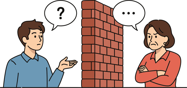 Understanding communication barriers in relationships illustration