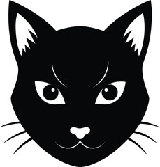 black cat head