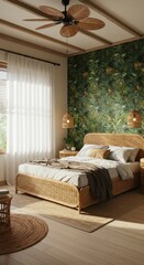 Cozy bedroom interior