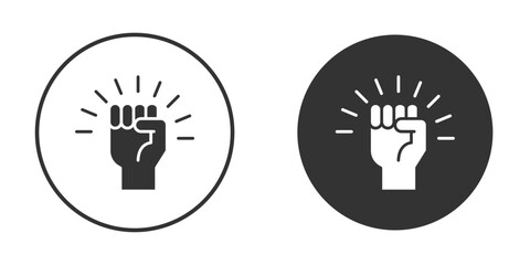 Will power icons pack. vector glyph flat icons