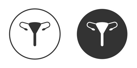 Gynecology icons pack. vector glyph flat icons