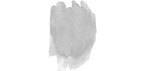 gray watercolor brush, vertical hand-painted abstract stroke with faded soft edges isolated for modern visual backgrounds minimalist art design and creative decorative use  © SM