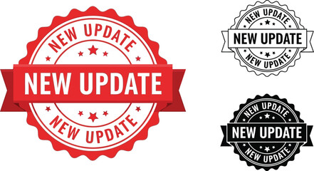 Fototapeta premium New update badge vector graphic design element for download