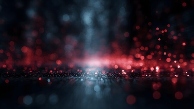 Intelligence Processing Online Data with Futuristic Lighting