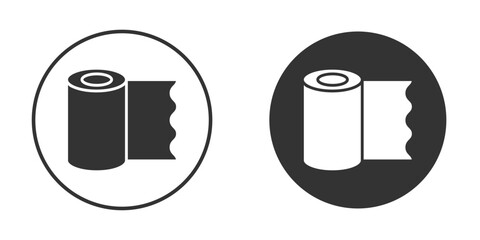 Bandage roll icons pack. vector glyph flat icons