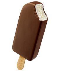 Vanilla Popsicle with Crunchy Chocolate Skimo Bites