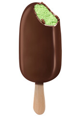Mint Popsicle with Crunchy Chocolate Skimo Bites