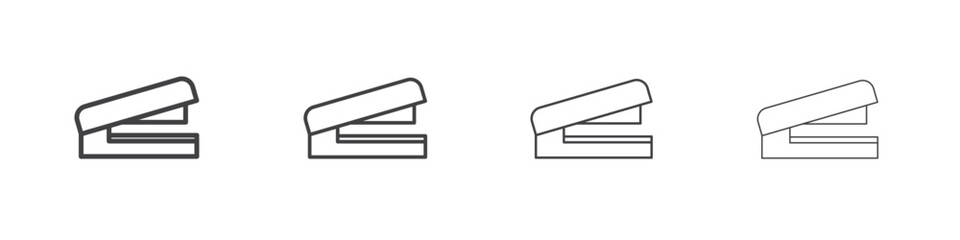 Stapler icon outlines - vector simple illustration