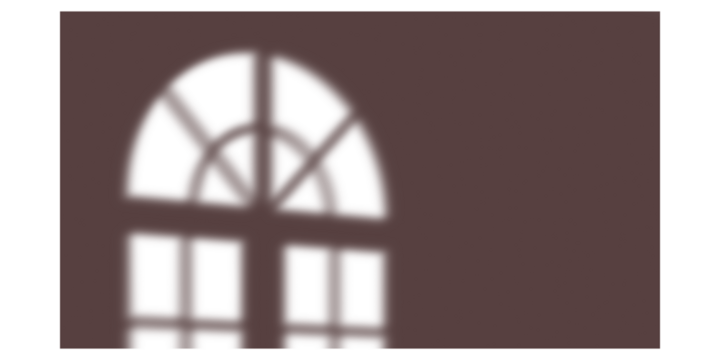 Curved window shadow, artistic arched overlay casting sunlight pattern ideal for soft visual aesthetics and bright interior background composition
