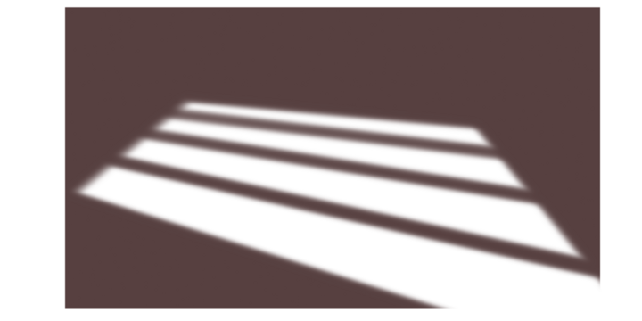 Window blind shadows, long soft light stripes casting elegant ambient overlay ideal for minimalist room scenes and warm sunlit interior visual compositions
