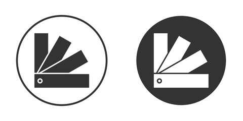 Swatch icon vector design and illustration, graphic design.