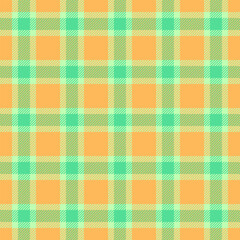 Give seamless background plaid, sewing texture check pattern. Club vector tartan fabric textile in amber and light colors.