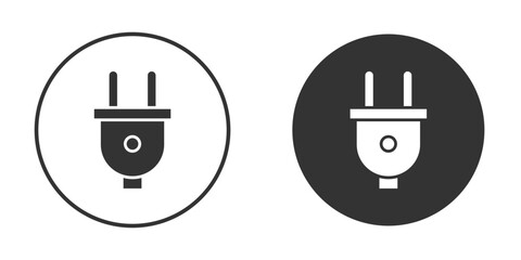 Plug icon vector design and illustration, graphic design.