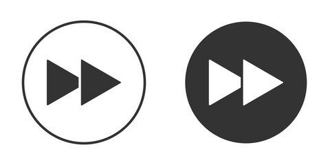 Fast forward icon vector design and illustration, graphic design.