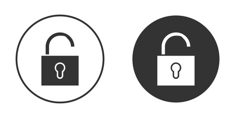 Unblocked icon vector design and illustration, graphic design.