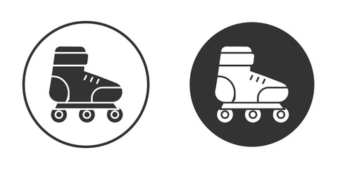 Roller skates icon vector design and illustration, graphic design.