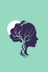 Consciousness, Brain, Woman, Tree, Nature, Girl, Freedom, hair, Face, Awareness, Mind, Thoughts, Consciousness, Knowledge, Head, Chaos, Vector, Artwork