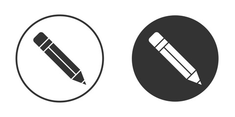 Pencil icon vector design and illustration, graphic design.