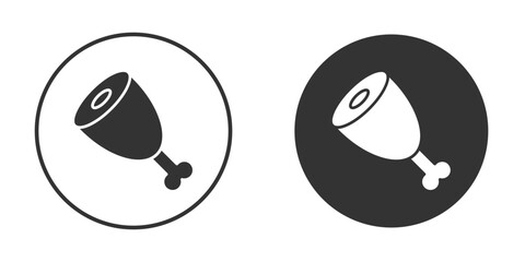 Meat icon vector design and illustration, graphic design.