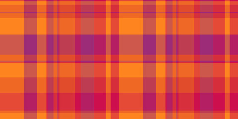 Summer background textile pattern, simplicity plaid check tartan. Household fabric texture vector seamless in red and pink colors.