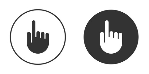Hand pointer icon vector design and illustration, graphic design.