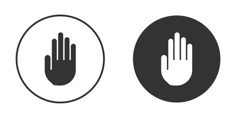 Hand icon vector design and illustration, graphic design.
