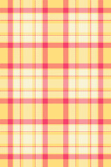 Vibrant yellow and pink plaid pattern.  Perfect for textile design, fashion, websites, or packaging.  This cheerful, seamless texture evokes feelings of warmth and happiness.