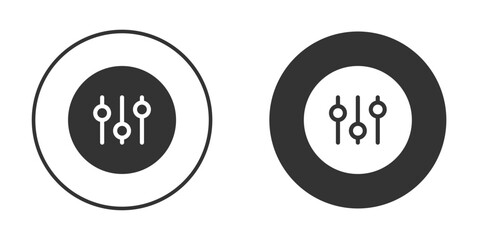Filter Control icon vector design and illustration, graphic design.