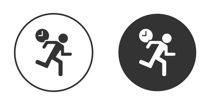 Busy icon vector design and illustration, graphic design.