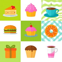 Sweet treats and drinks