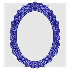 Hand-drawn decorative frame in doodle sketch style. Vector illustration with wavy lines and swirls. Perfect for cards, invitations, posters, or photo decoration.