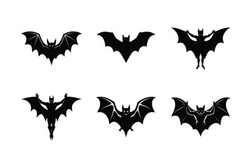 A Vampire Flying Vector Illustration on White Background