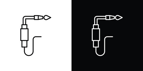 Welding icon. Thin line customizable illustration.