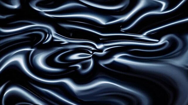 Metallic liquid transforming and flowing seamlessly
