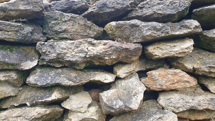 old stone wall - landscape