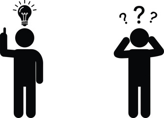 man and woman silhouette vector