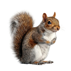 Obraz premium squirrel isolated on white background 