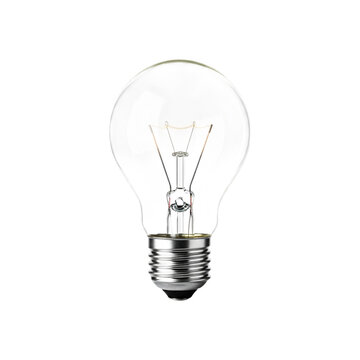 Light Bulb &ndash; Centered Studio View &ndash; White Background PNG


