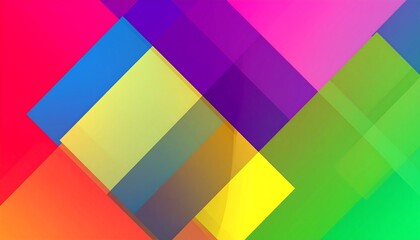 Vibrant geometric shapes