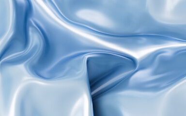 Navy blue silk background, 3d rendering.