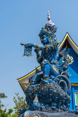 Guardian at Blue Temple - Wat Rong Seu Ten - Chiang Rai